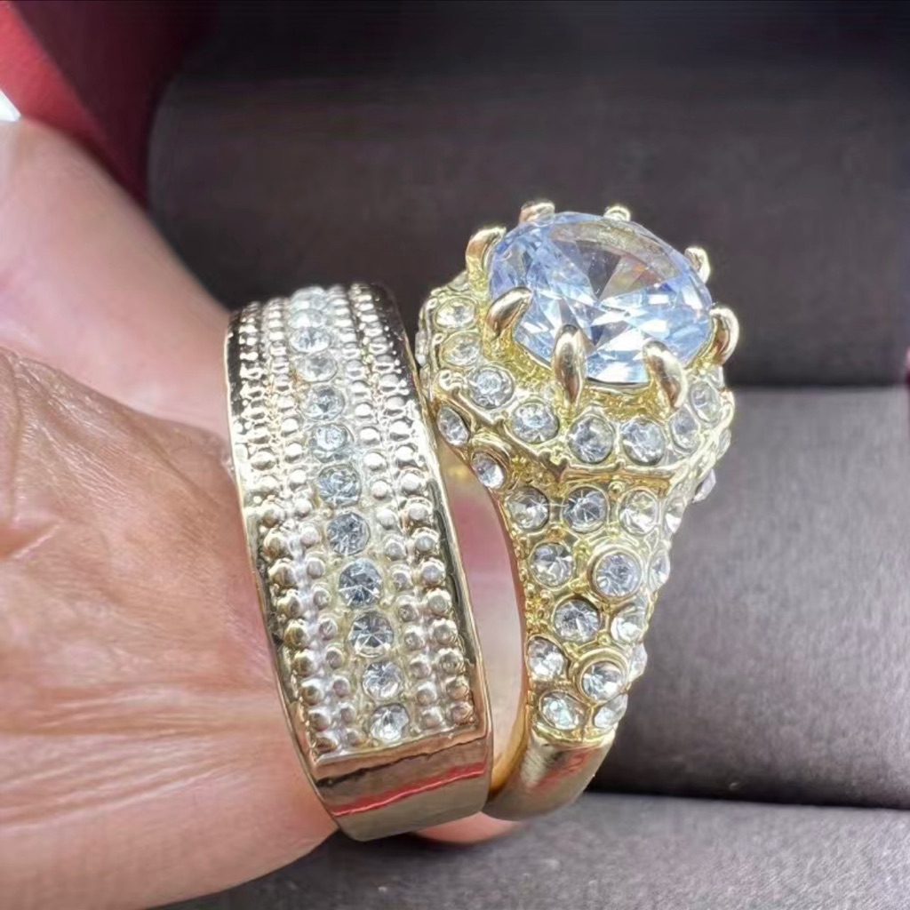 Stackable Shiny Band Ring Set